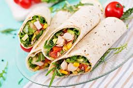 Halloumi Veggie Wraps